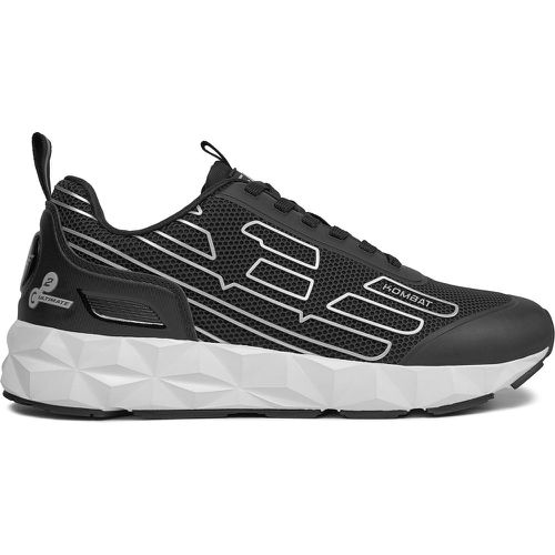 Sneakers X8X154 XK357 K716 Black+Silver - EA7 Emporio Armani - Modalova