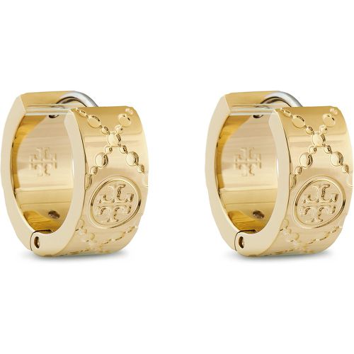 Orecchini T Monogram Small Hoop Earring 159310 - TORY BURCH - Modalova