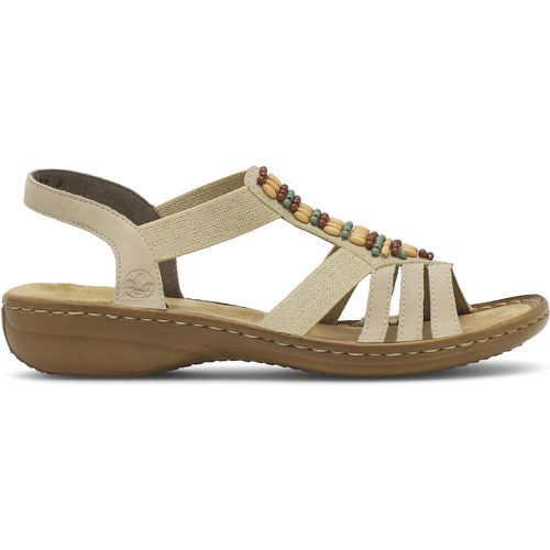 Sandali Rieker 60851-62 Beige - Rieker - Modalova