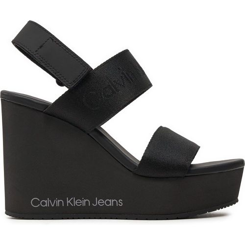 Sandali Wedge Sandal Webbing In Mtl YW0YW01479 - Calvin Klein Jeans - Modalova