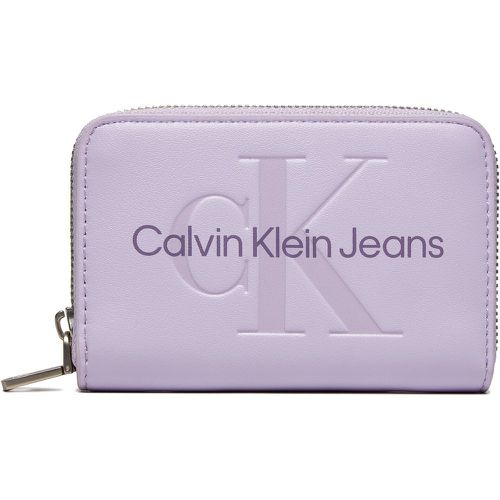 Portafoglio piccolo da donna Zip Around Mono K60K612255 - Calvin Klein Jeans - Modalova