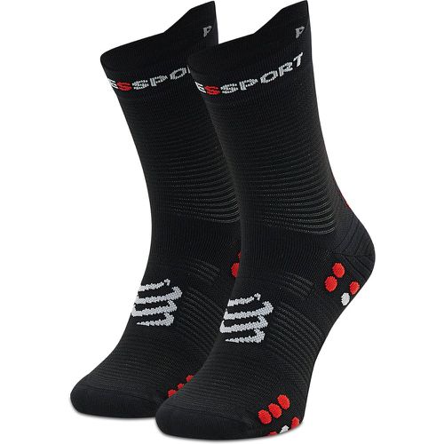 Calzini lunghi unisex Pro Racing Socks V4.0 Run High XU00046B_906 Black/Red - Compressport - Modalova