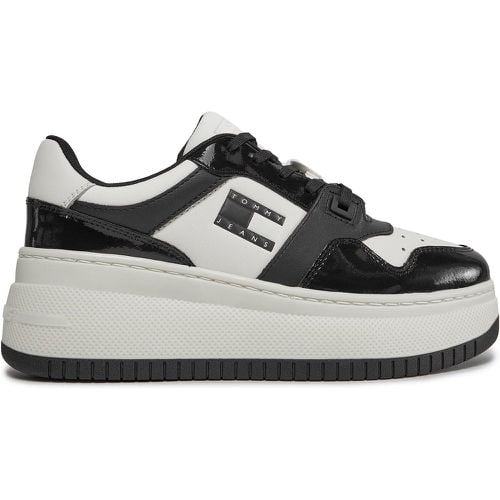 Sneakers Tjw Retro Basket Flatform Patent EN0EN02523 Écru - Tommy Jeans - Modalova