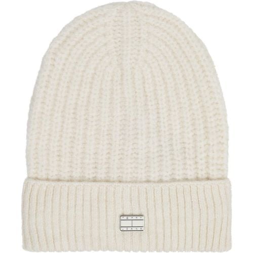 Berretto Tjw Cosy Knit Beanie AW0AW15462 Écru - Tommy Jeans - Modalova