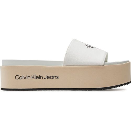 Ciabatte Flatform Sandal Met YW0YW01036 Écru - Calvin Klein Jeans - Modalova