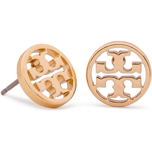 Orecchini Logo Circle Stud Earring 11165518 - TORY BURCH - Modalova