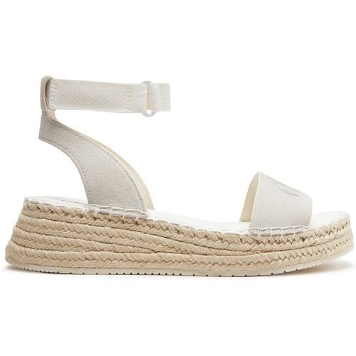 Espadrillas Sporty Wedge Rope Su Con YW0YW00977 Écru - Calvin Klein Jeans - Modalova