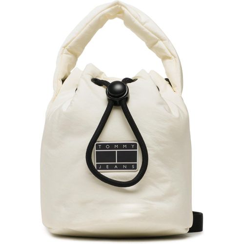 Borsetta Tjw Hype Conscious Bucket Bag AW0AW14142 Écru - Tommy Jeans - Modalova