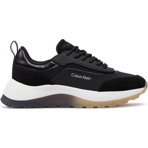 Sneakers Runner Lace Up Mesh Mix HW0HW01905 Black BEH - Calvin Klein - Modalova