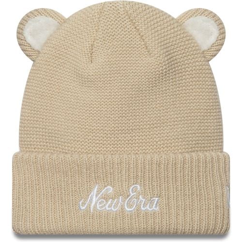 Berretto Teddy Bear Ears Cuff Knit Beanie 60580874 - new era - Modalova