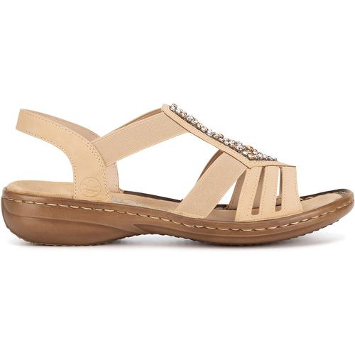 Sandali Rieker 60803-20 Beige - Rieker - Modalova