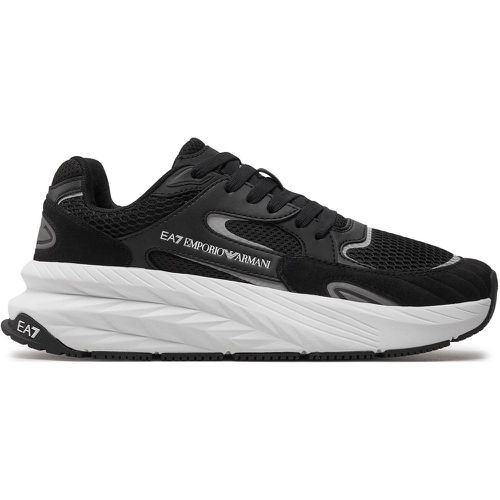 Sneakers X8X178 XK382 N763 Black+Silver - EA7 Emporio Armani - Modalova