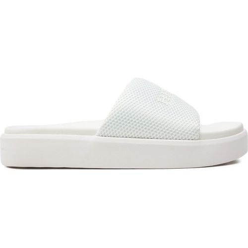 Ciabatte Platform Mesh Pool Slide FW0FW07828 Écru - Tommy Hilfiger - Modalova