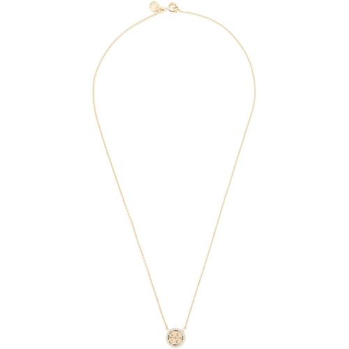 Collana Crystal Logo Delicate Necklace 53420 - TORY BURCH - Modalova