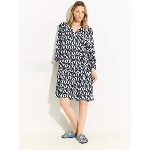 Tunika Kleid mit Print - cecil - Modalova