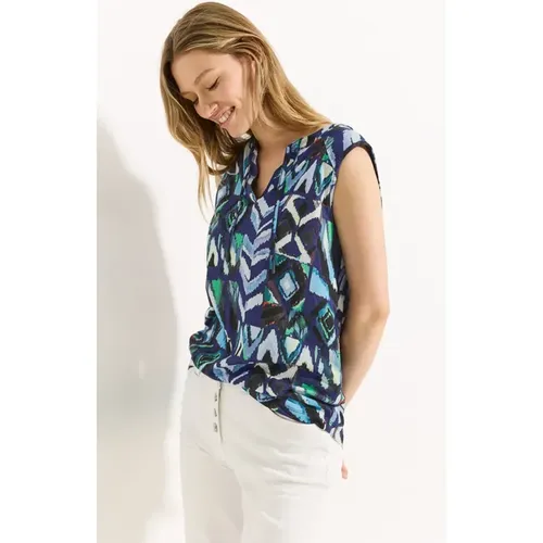 Multicolor Print Top - cecil - Modalova