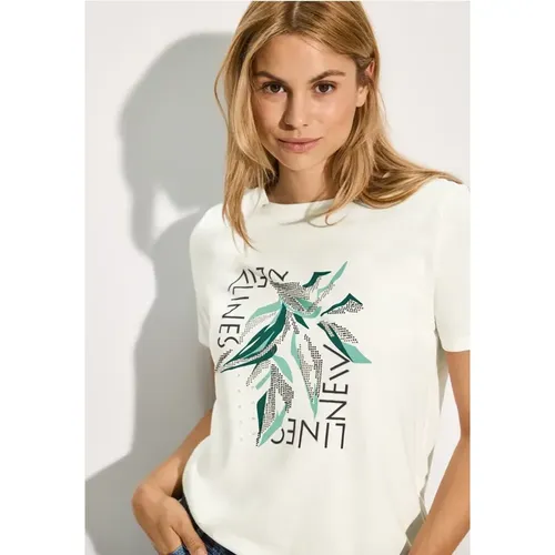 T-Shirt mit Frontprint - cecil - Modalova
