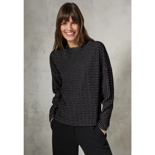 Cropped Jaquard Shirt - cecil - Modalova