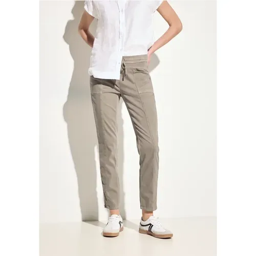 Gestreifte Casual Hose - cecil - Modalova