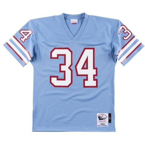 Authentisches Trikot Houston Oilers NFL Earl Campbell 1980 - Mitchell & Ness - Modalova