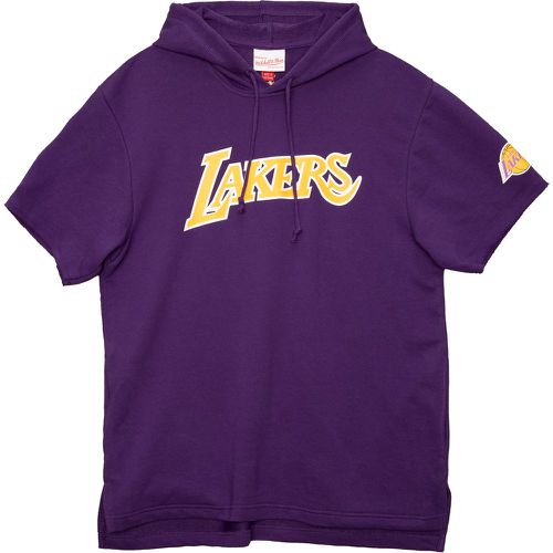 Kapuzenpullover kurzärmelig Los Angeles Lakers - Mitchell & Ness - Modalova