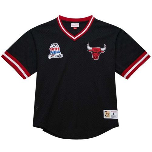 Trikot mit V-Ausschnitt aus Maschenware Chicago Bulls Fashion Vintage Logo - Mitchell & Ness - Modalova