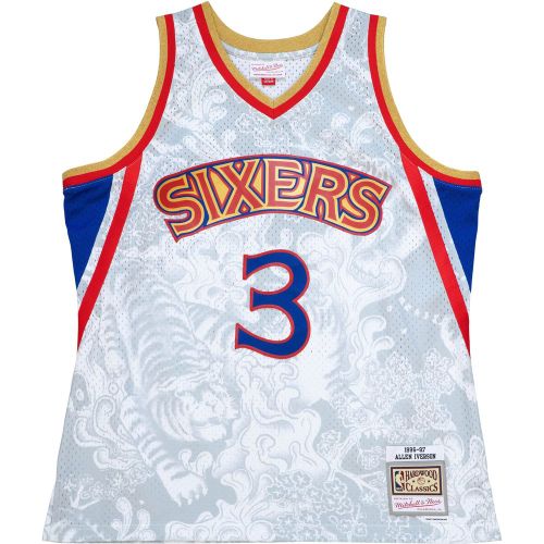 Trikot Philadelphia 76ers Lunar New Year 4.0 Allen Iverson 1996/97 - Mitchell & Ness - Modalova