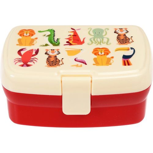 Lunchbox mit Kindertablett Colourful Creatures - Rex London - Modalova