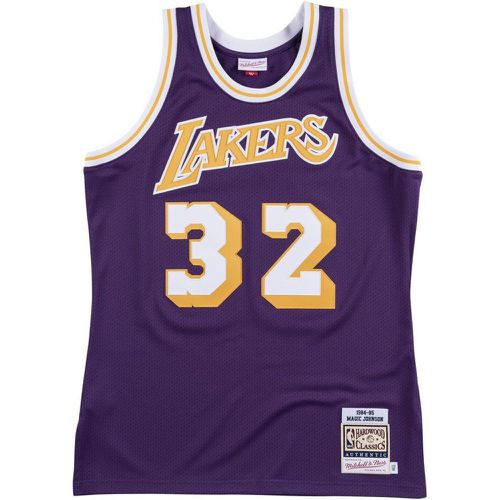 T-shirt Los Angeles Lakers Authentic Magic Johnson 1984/85 - Mitchell & Ness - Modalova