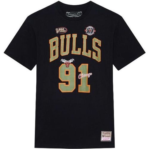Maglietta Chicago Bulls NBA Script N&n Bulls Dennis Rodman - Mitchell & Ness - Modalova