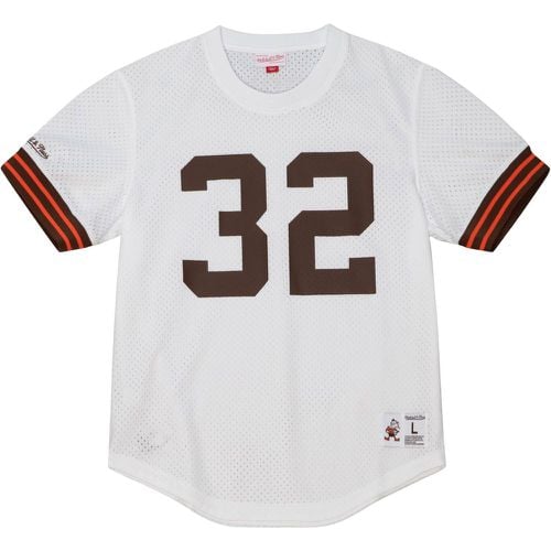 Maglia a girocollo Cleveland Browns NFL N&N 1963 Jim Brown - Mitchell & Ness - Modalova