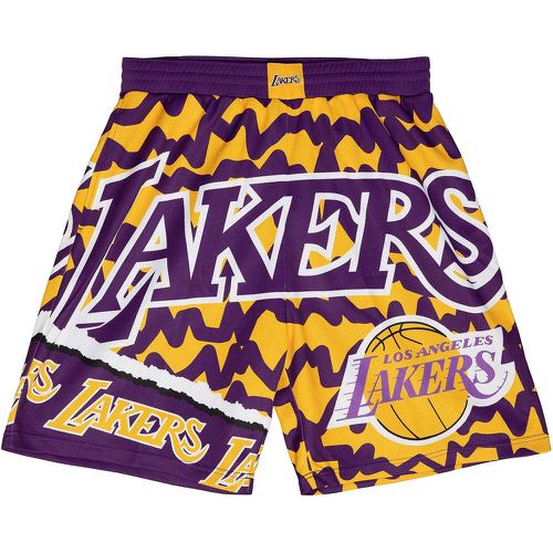 Pantaloncini Los Angeles Lakers NBA Jumbotron 2.0 Sublimated - Mitchell & Ness - Modalova