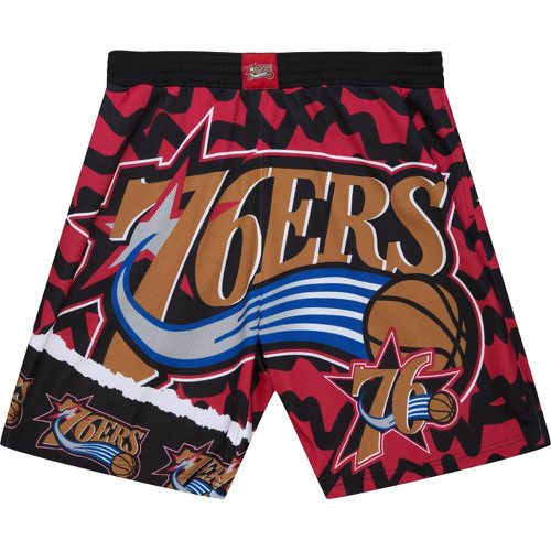 Pantaloncini Philadelphia 76ers NBA Jumbotron 2.0 Sublimated - Mitchell & Ness - Modalova