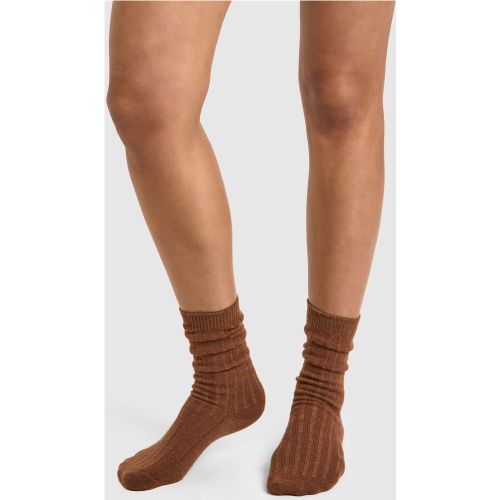 Calzini comodi da casa, Brown - boohoo - Modalova