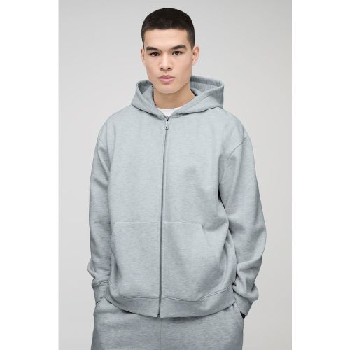 Sweat à capuche oversize zippé épais homme - S - Boohooman - Modalova