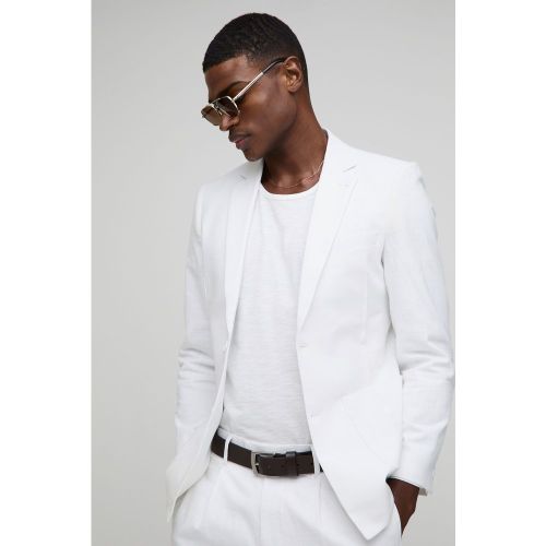 Blazer cintré mélangé - 34 - Boohooman - Modalova