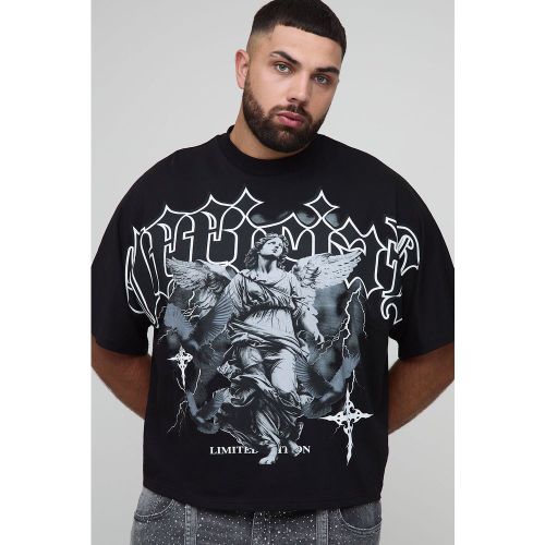 Grande taille - T-shirt épais oversize à coutures apparentes - 2XL - Boohooman - Modalova