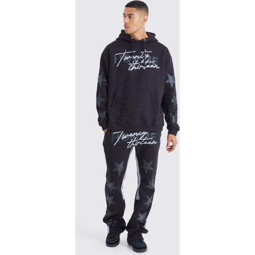 Survêtement oversize à imprimé étoile - L - Boohooman - Modalova