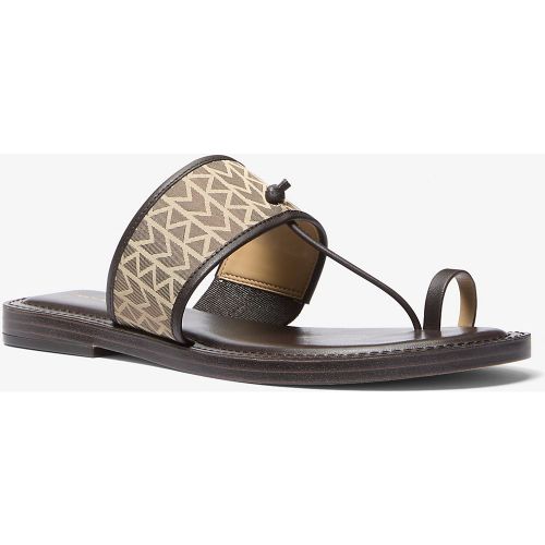 Sandale Ashtin en jacquard à logo MK2000 - Michael Kors - MICHAEL Michael Kors - Modalova