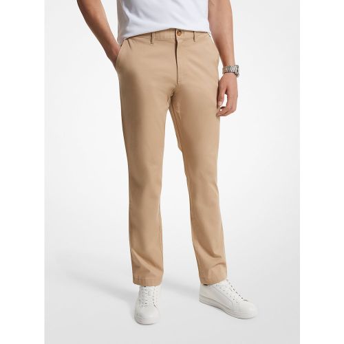 MK Pantalon chino coupe slim en mélange de coton - Michael Kors - Michael Kors Mens - Modalova