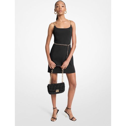 MK Mini-robe bustier avec ceinture et bretelles chaînes - Michael Kors - MICHAEL Michael Kors - Modalova