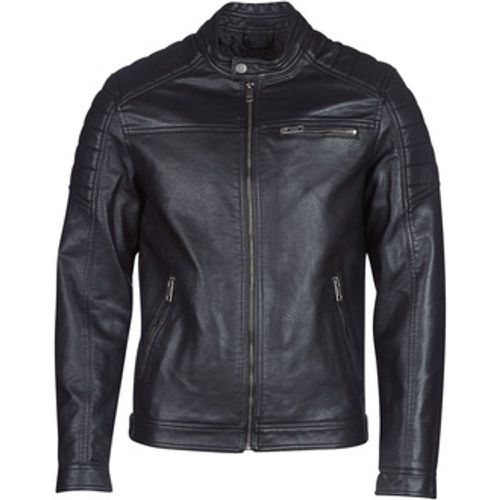 Jack & Jones JJEROCKY men's Leather jacket in - jack & jones - Modalova