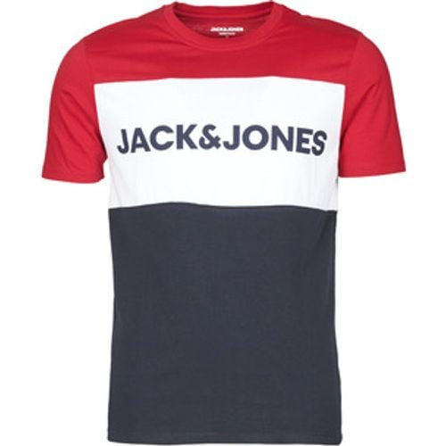 Jack & Jones JJELOGO BLOCKING men's T shirt in - jack & jones - Modalova