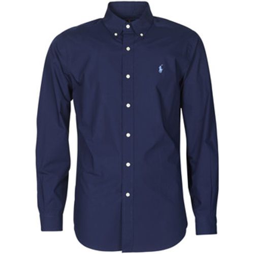 CHEMISE AJUSTEE EN POPLINE DE COTON COL BOUTONNE LOGO PONY PLAY men's Long sleeved Shirt in - Polo Ralph Lauren - Modalova