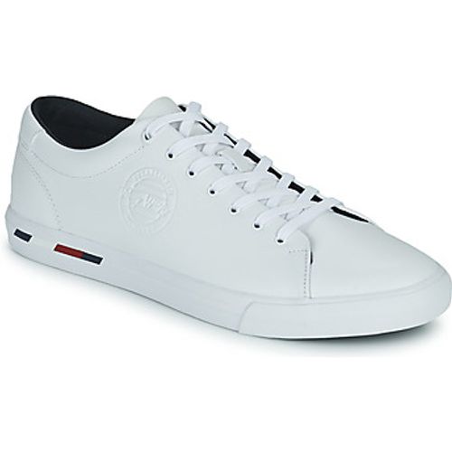 Corporate Logo Leather Vulc men's Shoes (Trainers) in - Tommy Hilfiger - Modalova