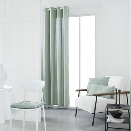 Rideau 140/240 Panama Essential Celadon 's Curtains, blinds in - Today - Modalova