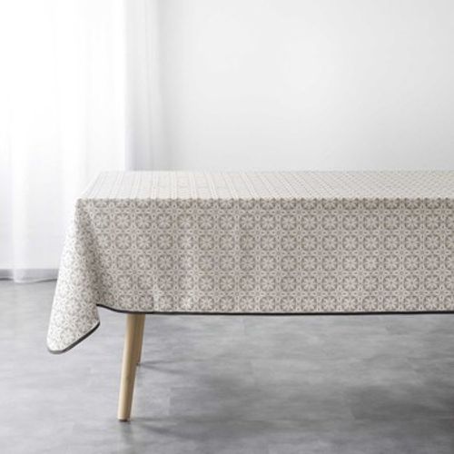 NAPPE RECTANGLE 150 x 240 CM POLYESTER IMPRIME GRIS 's Tablecloth in - Douceur d intérieur - Modalova