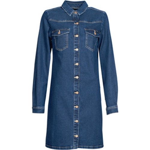 PCPERRY L/S DENIM DRESS-VI women's Dress in - Pieces - Modalova