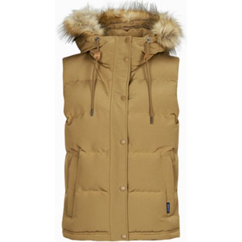 VINTAGE EVEREST FAUX FUR GILET women's Parka in - Superdry - Modalova