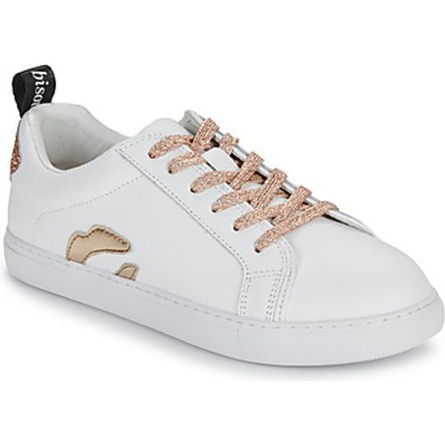 BETTYS METALIC ROSE GOLD LACE women's Shoes (Trainers) in - Bons baisers de Paname - Modalova